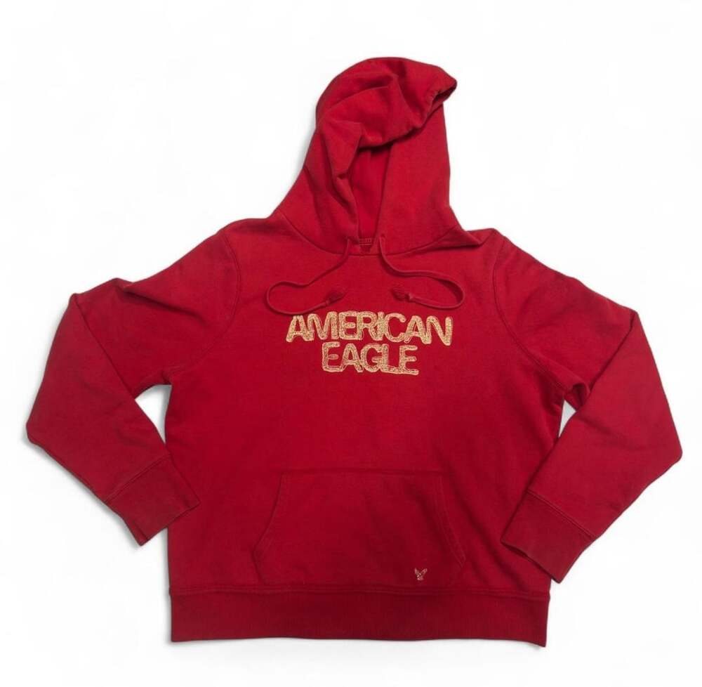 American Eagle Outfitters Vintage Y2K American Eagle Outfitters red Hoodie
